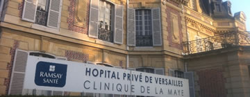 Taxi Clinique de La Maye Ramsay à Versailles